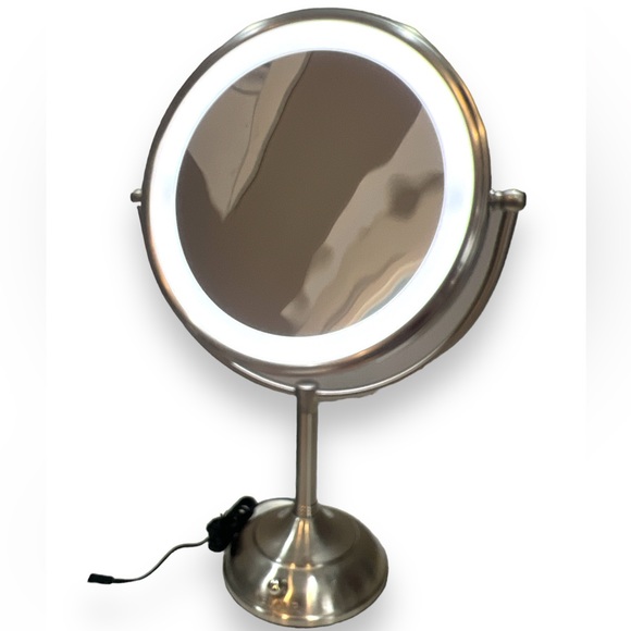 Vesaur Silver 10" Round Dimmable Brightness Professional Lighted Mirror READ - Picture 6 of 8